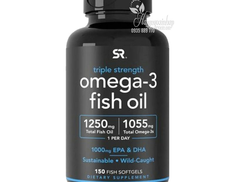 Dầu Cá Sr Triple Strength Omega-3 Fish Oil 150 Viên Của Mỹ